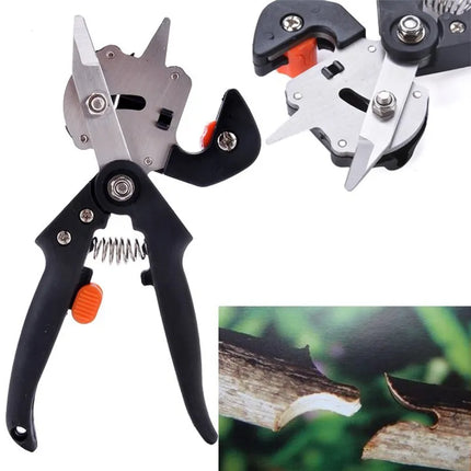 Garden Pruning and Grafting Tool with Sharp Blades and Ergonomic Grip for Shaping and Grafting