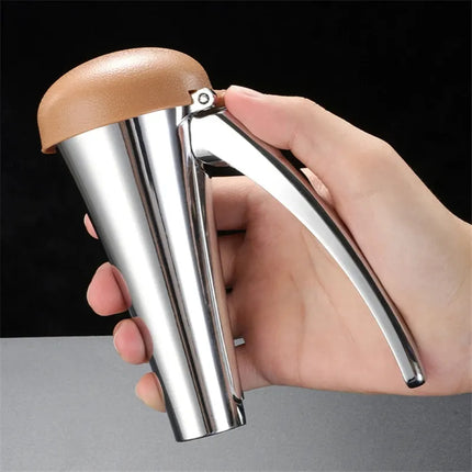 Heavy Duty Lever Nutcracker with Adjustable Grooves, Ergonomic Grip Nut Cracker Tool for Walnuts and Pecans