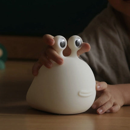 Slug Night Lamp with Soft Glow & Adjustable Brightness | Cozy Lighting for Peaceful Sleep