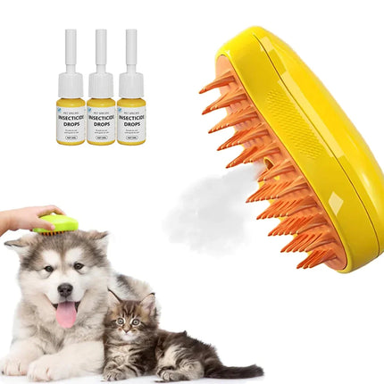 Dog Brushes, Rechargeable Cat Brush with Steam Mist for Hair Removal and Massage – image 18