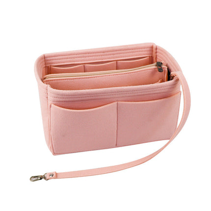 Tote Bag Organizer Insert with Structured Compartments, 4 Sizes S to XL, 10 Colors, Soft Purse Divider for Handbags and Shoulder Bags