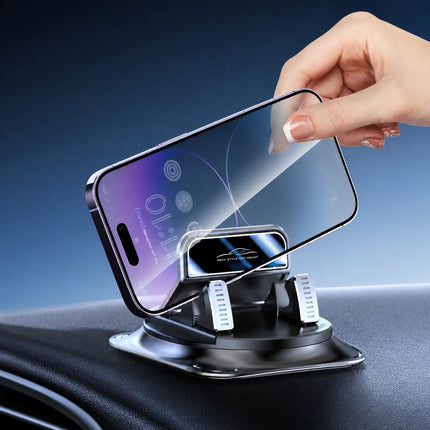 Universal Car Phone Holder with 360° Rotation | Flexible Design for Safe Driving