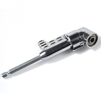Drill Bit Extension Bar with Adjustable Length for Tight Spaces, Precision Drilling and Screw Driving Tool for Cabinet Backs and Corners