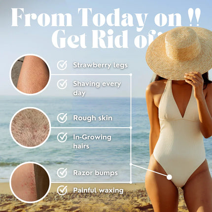 Hair Removal Serum, Natural Hair Removal for Smooth Skin