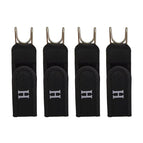 Black *2 pairs No Buckle Belt
