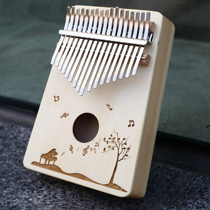 Kalimba Thumb Piano, Natural Wood Finger Piano for Beginners and Kids, 11 Styles Including Acacia, Bamboo and Walnut