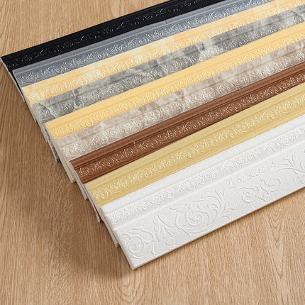 Self-Adhesive Baseboard Trim | Flexible Design for Easy Installation and Clean Finish