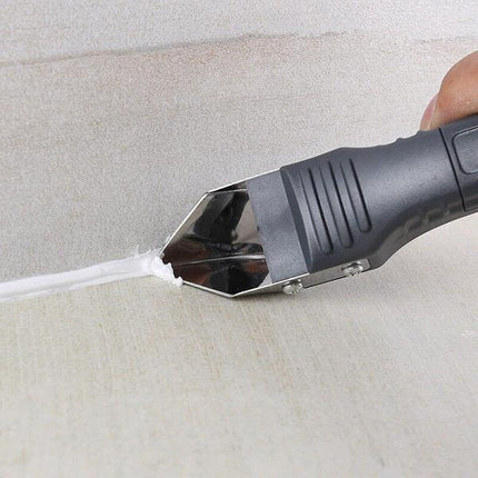 Sealant Scraper 3-in-1 Caulking Tool with Adjustable Blade, Caulk Smoother and Remover with Swap-On Heads