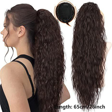 Ponytail Hair Extensions, Synthetic Hair Volume Extension and Hair Piece – image 18