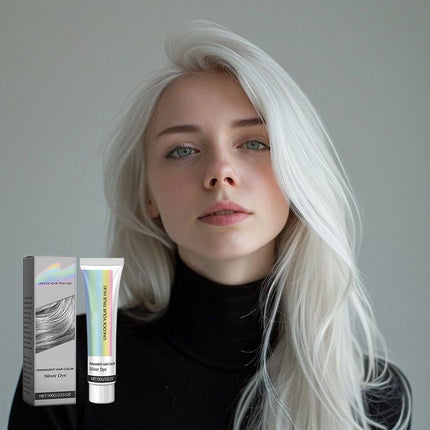 Natural Hair Dye for a Soft Silver Tone – image 12