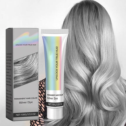 Silver Hair Dye, Ammonia Free Hair Color with Plant Extracts – image 13
