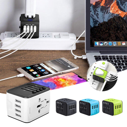 Universal Travel Adapter with USB C, EU Plug Adapter – image 9