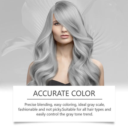 Ammonia Free Hair Color with Plant Extracts, Natural Hair Dye for a Soft Silver Tone – image 7