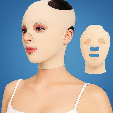 Overnight Face Mask, Anti Wrinkle Face Lift Mask for Mature Skin, Reusable Compression Mask, Face Shaper for Firming