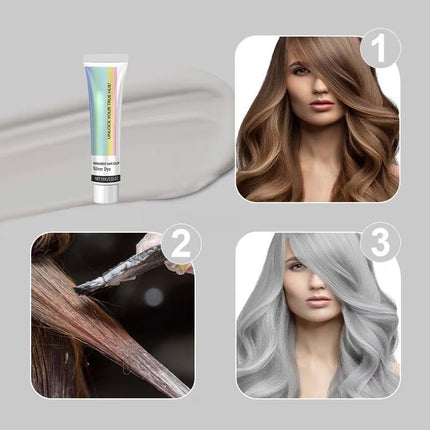 Natural Hair Dye for a Soft Silver Tone, Silver Hair Dye – image 8