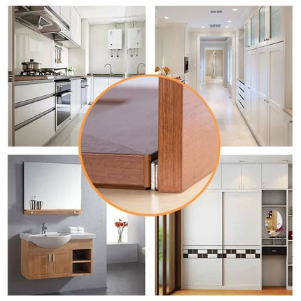 Magnetic Cabinet Door Catch for Kitchen and Bathroom Cupboards, Quiet Close Latch, Pre-Drilled Holes, Fits in Minutes