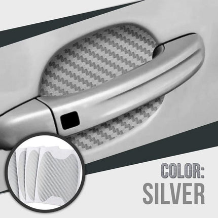 Car Door Handle Cup Protector, Carbon Fiber Door Handle Guard 4 or 8 Pack, Car Door Protector, Car Accessories