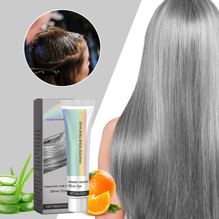 Natural Hair Dye for a Soft Silver Tone, Ammonia Free Hair Color with Plant Extracts – image 9