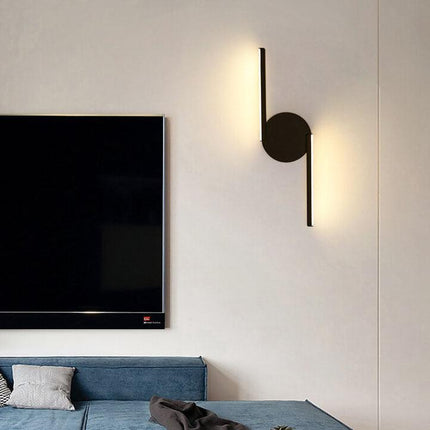 LED Wall Light with Modern Minimalist Arc Design | Ambient Halo Glow for Stylish Interiors