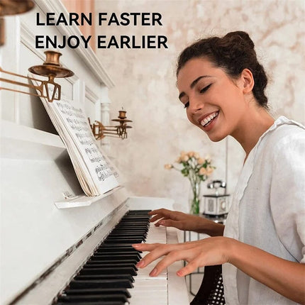 Piano Keyboard Labels Removable Silicone, Piano Note Strips for Beginners – image 8