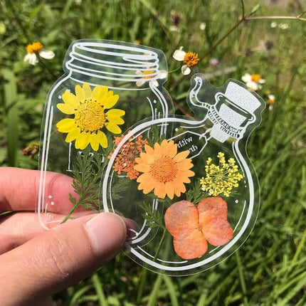 Dried Flower Bookmarks Set with Clear Design & 20 Unique Styles for Elegant Reading