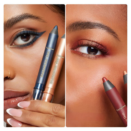 2-in-1 Eyeliner and Eyeshadow Cream Stick with Smooth Texture | Compact Makeup Duo for Versatile Application