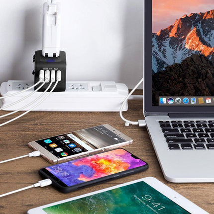 Universal Travel Adapter with USB C, Type G Plug Adapter for UK