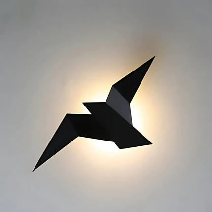 Origami Wall Lamp with Warm LED Glow | Modern Indoor Sconce for Elegant Ambience