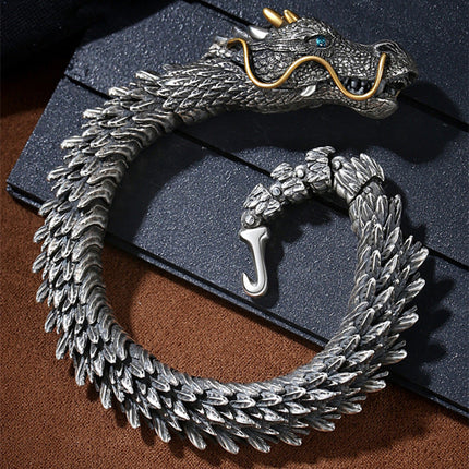 Dragon Charm Bracelet - Bold Fantasy Gift in 18, 20 & 22 cm