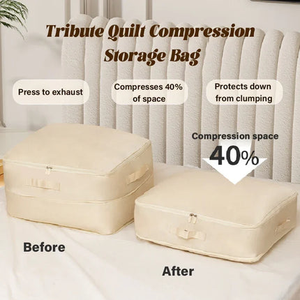 Storage Organizer with Compression Zipper