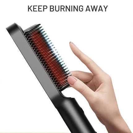 Heated Comb Hair Straightener, Electric Hot Comb with Negative Ions – image 8