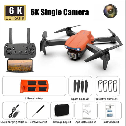 Drone with Camera 4K, Foldable Drone with Obstacle Avoidance and 40 Minute Flight Time, Quadcopter Drone for Photography