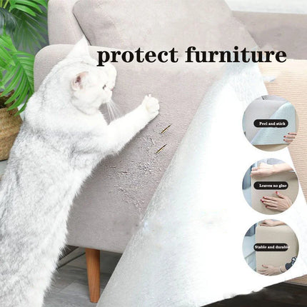 Cat Scratching Mat, Cut to Size Cat Scratcher, Furniture Protector Cat Scratch Pad