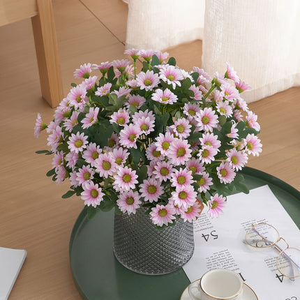 Artificial Daisy Bouquet Table Centerpiece for Home Decor | Cheerful Floral Arrangement for Special Occasions