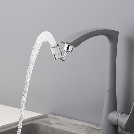Rotating Faucet Extender, 720 Degree Swivel Tap Extension, Built-In Aerator Reduces Splashing and Mess at the Sink
