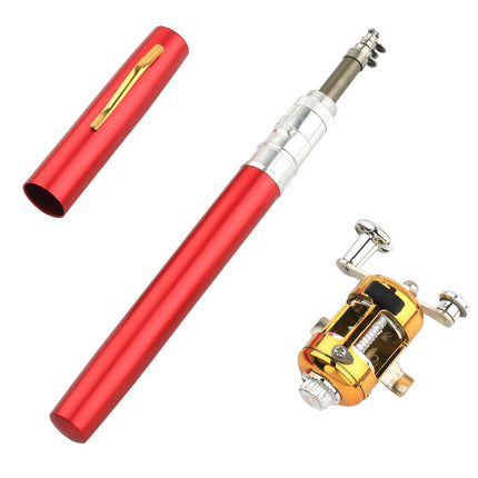 Telescopic Fishing Rod with Lightweight Aluminum Design | Compact, Travel-Friendly Fishing Gear