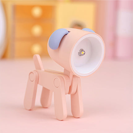 Animal Night Light for Kids, Puppy and Deer Shaped Bedside Lamp in 6 Colors, Soft Glow Lamp for Nursery