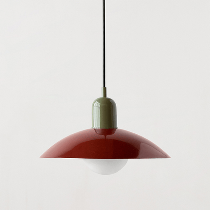 Kitchen Pendant Lamp, Bauhaus Dome Pendant Light, Colorful Dining Room Light Fixture for Bedroom and Cafe_21