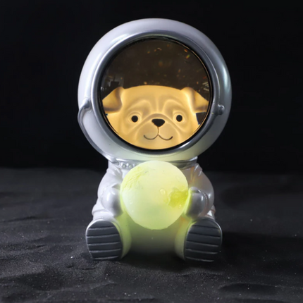 Animal Night Light for Kids, Soft LED Bedside Lamp with One Button Switch in Dog, Bear and Cat Designs