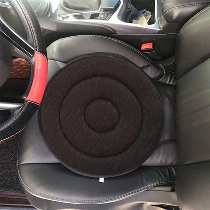 360 Degree Rotating Car Seat Cushion, Breathable Fabric, Anti-Slip Base, 4 Colors, Swivel Aid for Easier Entry and Exit
