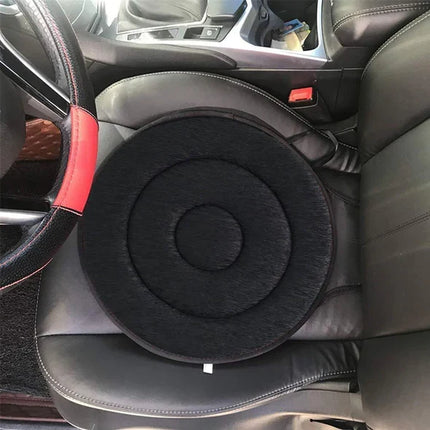 360 Degree Rotating Car Seat Cushion, Breathable Fabric, Anti-Slip Base, 4 Colors, Swivel Aid for Easier Entry and Exit