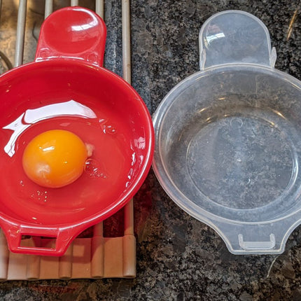 Microwave Egg Cooker for Scrambled, Poached and Omelet Eggs, Even Heat Breakfast Maker in Under 2 Minutes