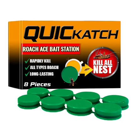 Cockroach Bait Gel, Indoor Roach Killer Bait for Kitchens and Apartments, Odorless Slow Acting Nest Control