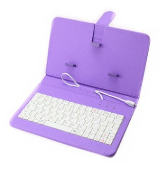 Foldable Keyboard Case Stand for Phones and Tablets, Folding Typing Case with Stand for Travel and Video Meetings