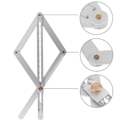 Corner Angle Finder Tool, Slim Angle Measuring Gauge for Tight Corners, Trim, Tile and Home Projects