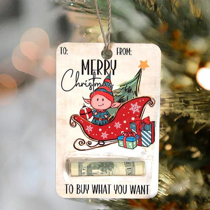 Christmas Ornaments Money Holder, Christmas Decorations