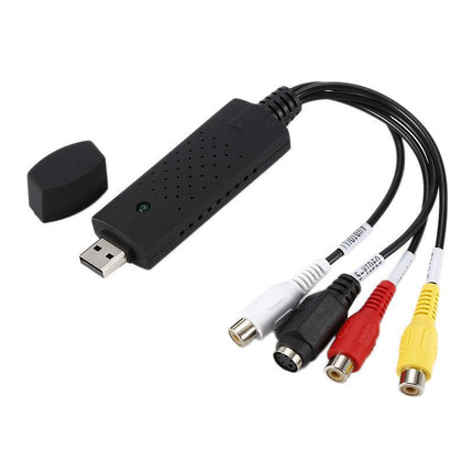 USB Video Capture Adapter for VHS with High-Quality Transfer | Easy Setup for Digital Archiving