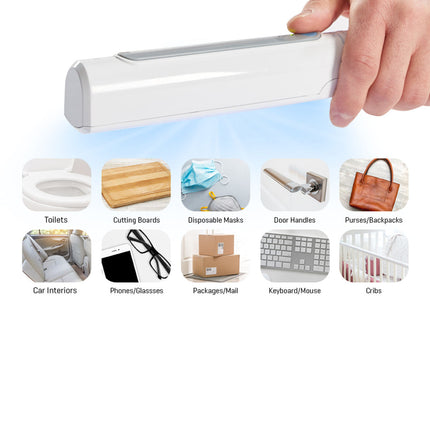 UV Sanitizer Wand with Ultraviolet Light for Fast Surface Cleaning | Portable Handheld Tool for Home and Travel