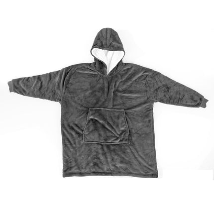 Women Blanket Hoodie with Oversized Design | Cozy Wearable Loungewear for Home Evenings