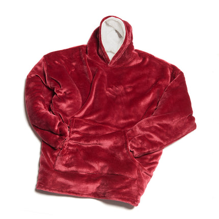 Women Blanket Hoodie with Oversized Design | Cozy Wearable Loungewear for Home Evenings